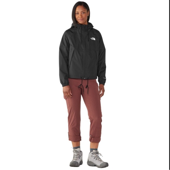 The North Face Novelty Antora Rain Hoodie Jacket Black XL - Picture 2 of 16